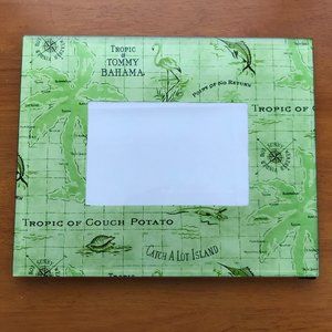 Tommy Bahama Photo Frame Vacation Couch Potato Palms Fish 8 x 10 Frame - 4 x 6